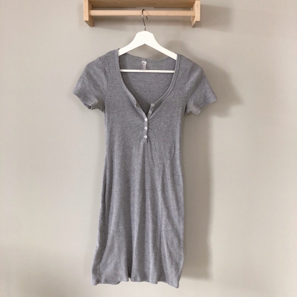 American Apparel ribbed mini dress